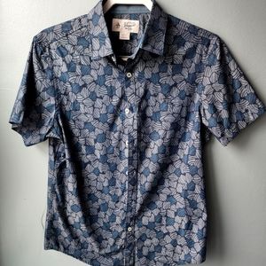 Penguin Munsingwear S/s Shirt Mens Small Blue